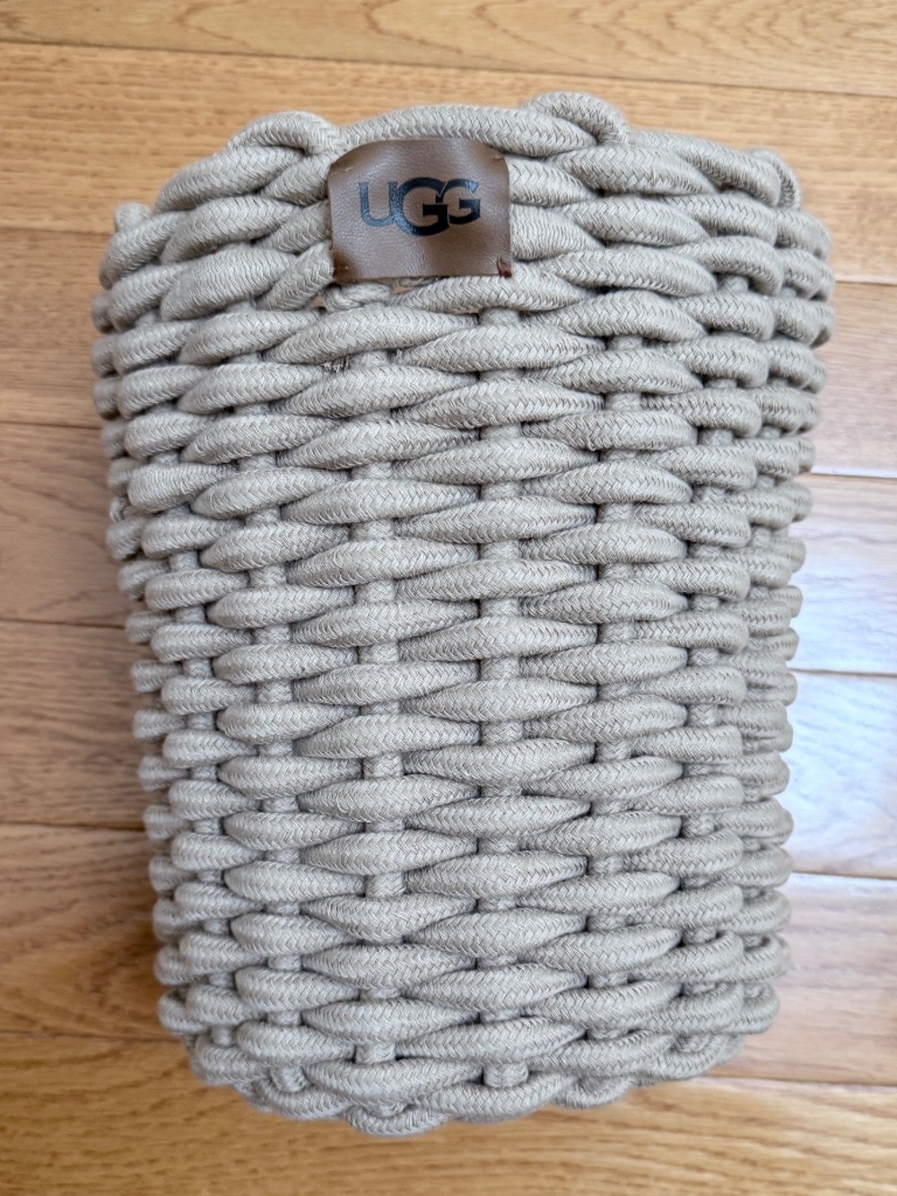 UGG Wastebasket/ Waste Bin - Natural